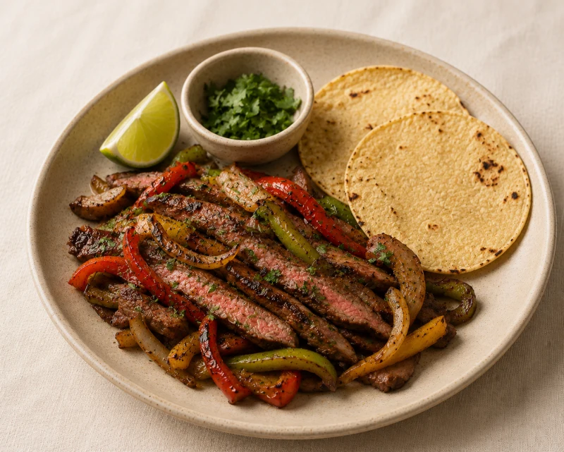 Skirt Steak Fajitas